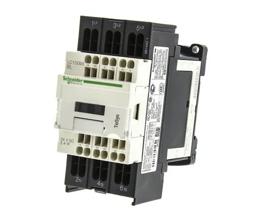 63-7630-99　Schneider Electric 3 Pole Contactor, 9 A, 24 V dc Coil, TeSys D, 3NO, 4 kW　LC1D093BL