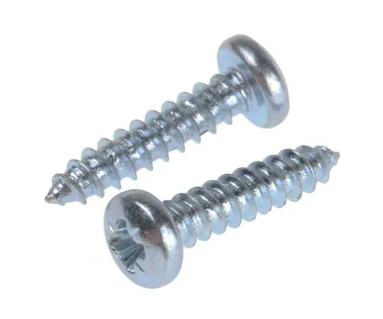 63-7627-54　RS Pro Bright Zinc Plated Steel Self Tapping Screw N°4 x 1/2in Long 13mm Long　546-5632