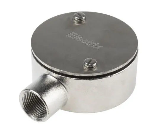 63-7566-44　RS PRO Terminal Box Cable Conduit Fitting, 316 Stainless Steel Satin 20mm nominal size IP67　471-1221