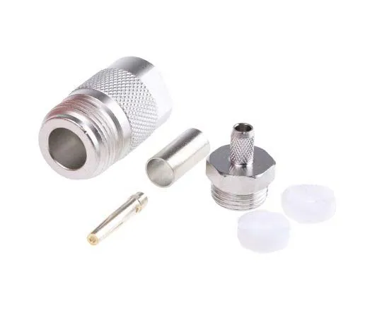 63-7741-92　Telegartner 50Ω Straight Cable Mount N Type Connector, jack, Solder Termination, 0 → 11GHz, RG142 B/U, RG223/U,　J01021H0097