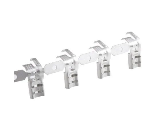 63-7667-06　TE Connectivity FASTON .187 Series Uninsulated Crimp Flag Terminal, 0.5mm² to 1.5mm², 20AWG to 16AWG, Tin Plated　150699-2
