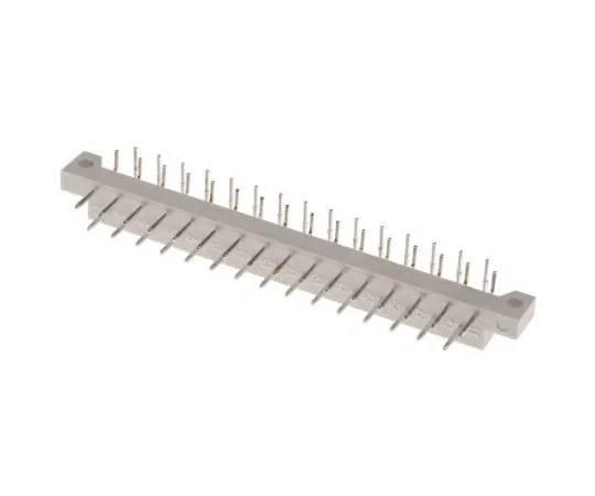 63-7674-91　ASSMANN WSW 5mm Pitch 31 Way 2 Row Right Angle Male DIN 41617 Connector, Solder Termination, 2A　A 31-S1/SILVER