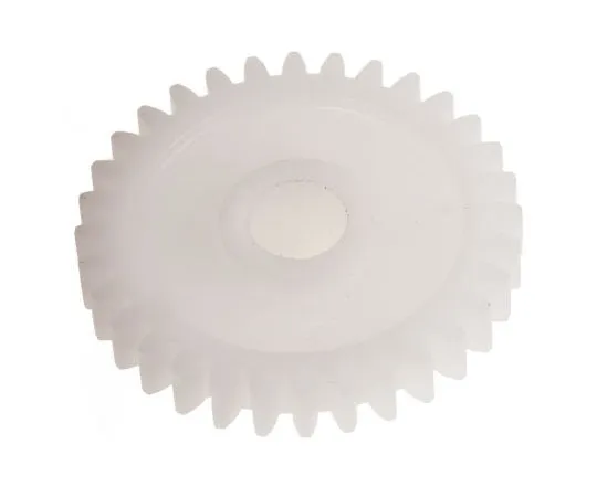 63-7607-59　RS PRO POM 32 Teeth Spur Gear, 25.6mm Pitch Diam. , 12mm Hub Diam. , 6mm Bore Diam.　521-7326
