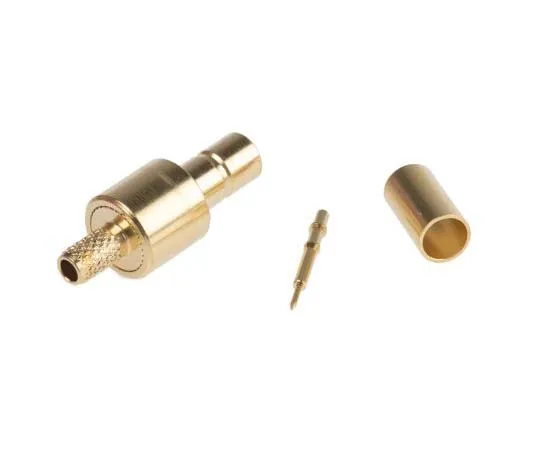 63-7742-17　Telegartner Cable Mount SMB Connector, 50Ω Impedance, Crimp Termination, RG174/U, RG188 A/U, RG316/U cable type　J01160A0401