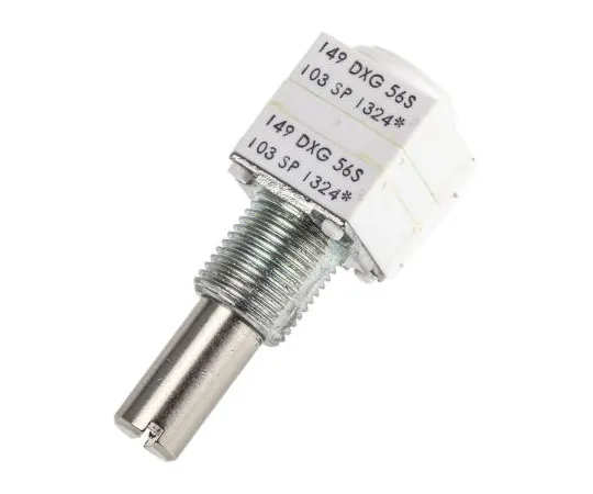 63-7578-62　Vishay 2 Gang Rotary Cermet Potentiometer with a 6.35 mm Dia. Shaft, 10kΩ, ±10%, 1W, Linear 14920F0GJSX13103KA　14920F0GJSX13103KA