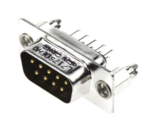 63-7637-71　Amphenol L717SD Series, 9 Way Panel Mount PCB D-sub Connector Plug, 2.74mm Pitch, with 4-40 UNC, Threaded Insert　L717SDEH09P OL2 RM5