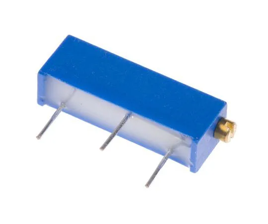 63-7607-92　5kΩ Through Hole Trimmer Potentiometer 0.75W Side Adjust Bourns 3006 Series　3006P-1-502LF
