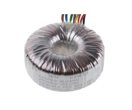 63-7671-05　2 Output Toroidal Transformer, 50VA, 2 x 18V ac　173-0101