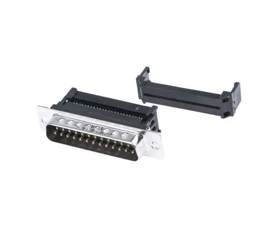 63-7699-51　Amphenol DFR Series 2.77mm Pitch 25 Way IDC D-Sub Ribbon Cable Connector, Plug, Steel Shell　L17DBFRA25P