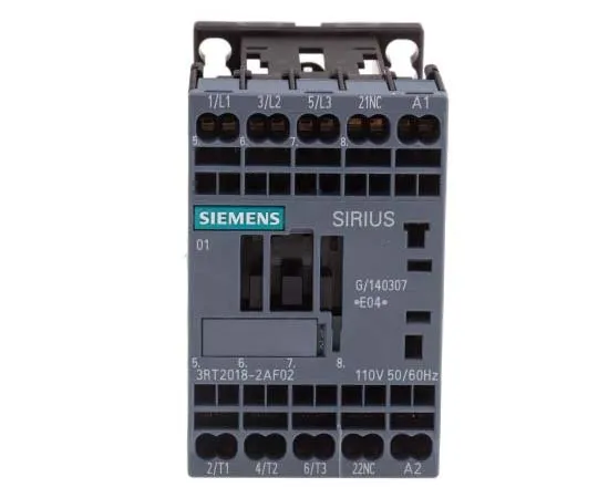 63-7721-56　Siemens 3 Pole Contactor, 16 A, 110 V ac Coil, SIRIUS Innovation, 3NO, 7.5 kW　3RT2018-2AF02