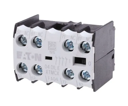 63-7564-31　Eaton, 4NC (4), Auxiliary Contact, Front Mount, 2.5 A dc, 4 A ac　010256 & 04DILE