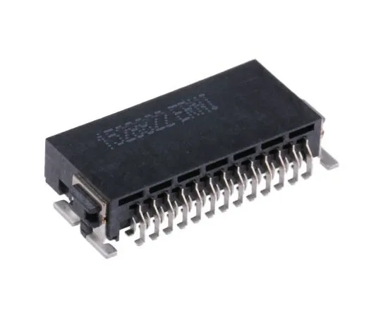 63-7635-92　ERNI SMC, 26 Way, 2 Row, Right Angle PCB Header　154764
