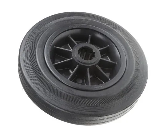 63-7553-60　Tente Black Rubber Castor Wheels PVR200/50X25LM58, 205kg　PVR200/50X25LM58
