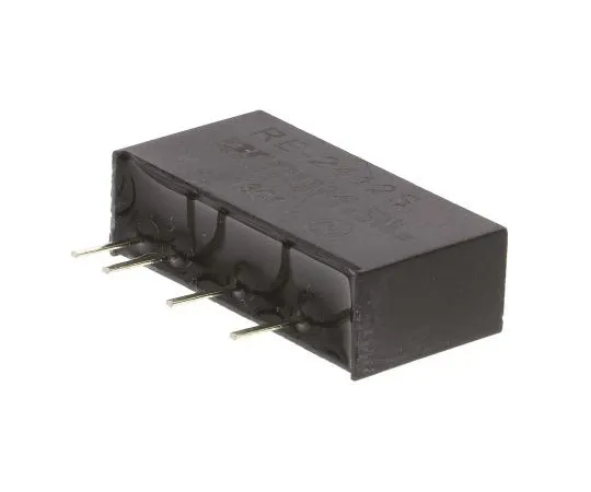 63-7568-07　Recom RE 1W Isolated DC-DC Converter Through Hole, Voltage in 21.6 → 26.4 V dc, Voltage out 12V dc　RE-2412S