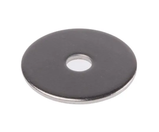 63-7653-72　Plain Stainless Steel Mudguard Washer, M5 x 25mm, 1.5mm Thickness　660-4765