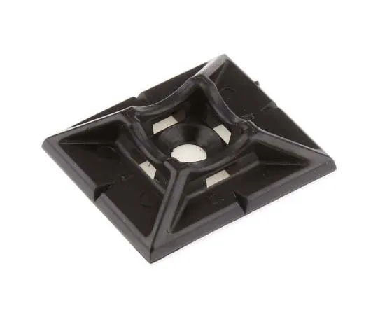63-7719-22　Legrand Self Adhesive Black Cable Tie Mount 30 mm x 25mm, 4.6mm Max. Cable Tie Width　0 320 67