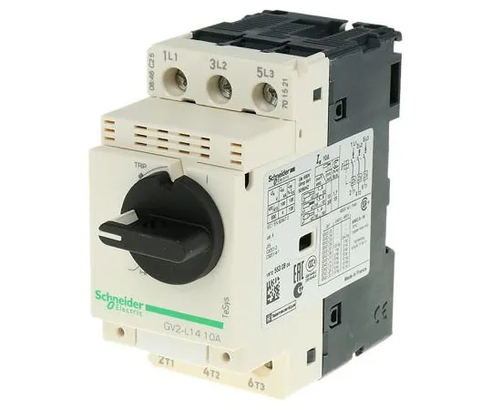 63-7630-72　Schneider Electric TeSys 690 V Motor Protection Circuit Breaker, 3P Channels, 5.5 → 8 A, 7 → 10 A, 4 kA　GV2L14