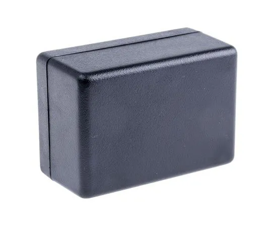 63-7612-96　Hammond 1594, ABS Enclosure, IP54, 81 x 56 x 40.1mm　1594BBK