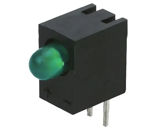 63-7638-66　Kingbright L-93A8EWP/1GD/TG-0L, Green Right Angle PCB LED Indicator, Through Hole 2.5 V　L-93A8EWP/1GD/TG-0L