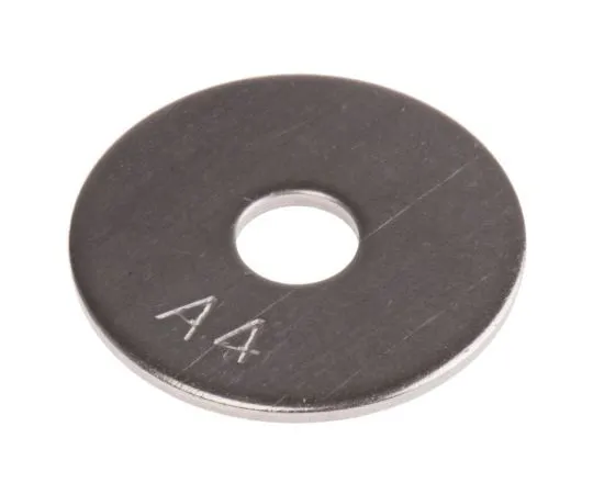 63-7653-73　Plain Stainless Steel Mudguard Washer, M6 x 25mm, 1.5mm Thickness　660-4768