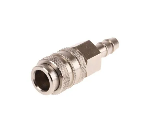 63-7662-52　RS PRO Pneumatic Quick Connect Coupling Brass 6mm Hose Barb　667-1822