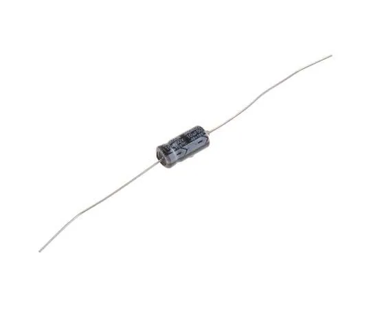 63-7727-84　RS PRO 10μF 50V dc Aluminium Electrolytic Capacitor, Through Hole 6 (Dia.) x 13mm +105°C 6mm 13mm　170-1080