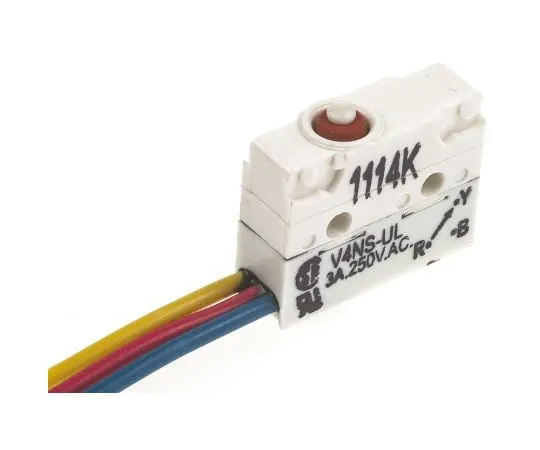 63-7567-12　SPDT-NO/NC Plunger Microswitch, 3 A @ 250 V ac　V4NSUL