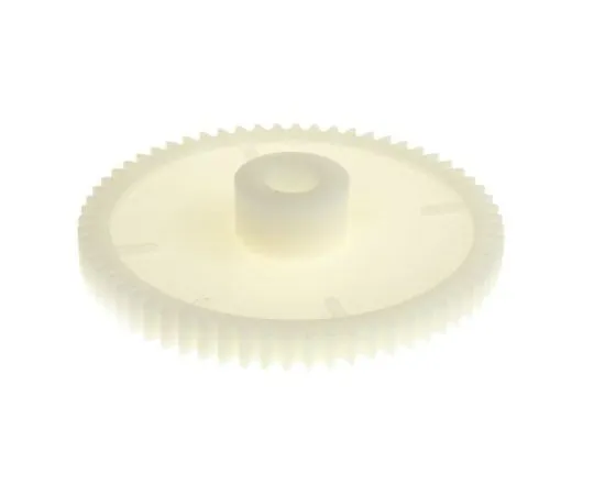 63-7607-71　RS PRO POM 64 Teeth Spur Gear, 64mm Pitch Diam. , 18mm Hub Diam. , 8mm Bore Diam.　521-7663