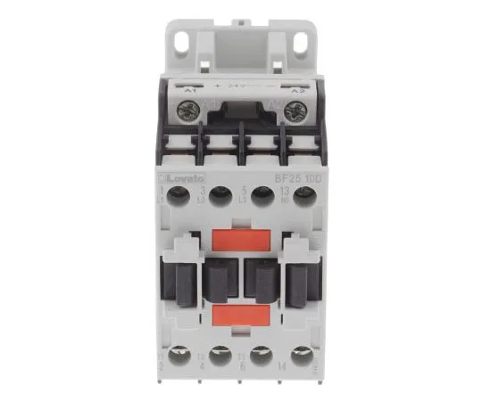 63-7691-24　Lovato 3 Pole Contactor, 25 A, 24 V dc Coil, Orange, 3NO, 11 kW　BF2510D024