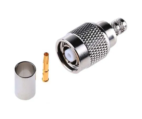 63-7712-08　Amphenol Straight 50Ω Cable Mount TNC Connector, Crimp Termination, Reverse Polarity, B7808A, LMR240　RT1121A1-NT3G-7B-50
