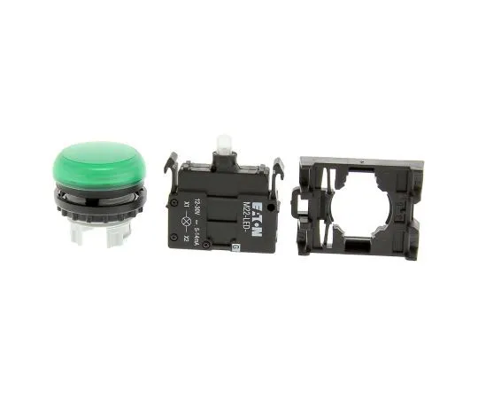 63-7554-96　Eaton M22 Series, Green Pilot Light Head, 22.5mm Cutout　78639218 & M22-L-G+M22-A+M22-LED-G