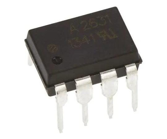 63-7628-51　Broadcom, HCPL-2631-000E DC Input Transistor Output Dual Optocoupler, Through Hole, 8-Pin DIP　HCPL-2631-000E