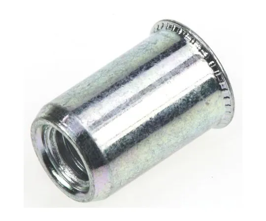 63-7645-73　POP Galvanised, M6 Steel Threaded Insert, 10.5mm diameter 9.6mm Depth 14.8mm　PSZROX-0625-500