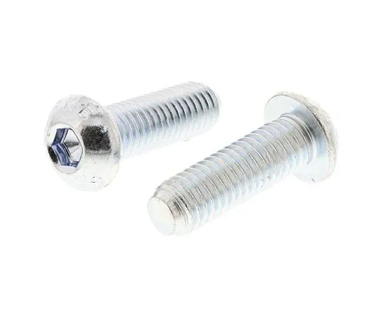 63-7577-22　RS PRO M8 x 25mm Hex Socket Button Screw Bright Zinc Plated Steel　483-9745