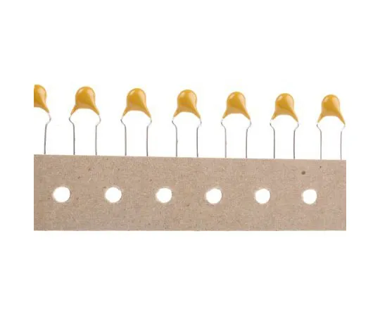 63-7687-28　Vishay Single Layer Ceramic Capacitor SLCC 100pF 2kV dc ±10% Y5R Dielectric F Series Through Hole　F101K25Y5RP6UK5R