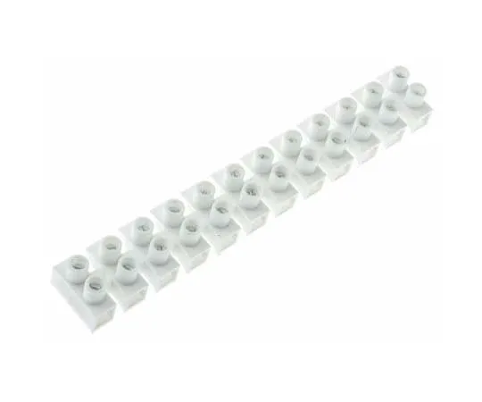 63-7716-40　RS Pro Non-F***d Terminal Block, 12 Way/Pole, Screw Down Terminals, 6 AWG, PP, 400 V　703-3820