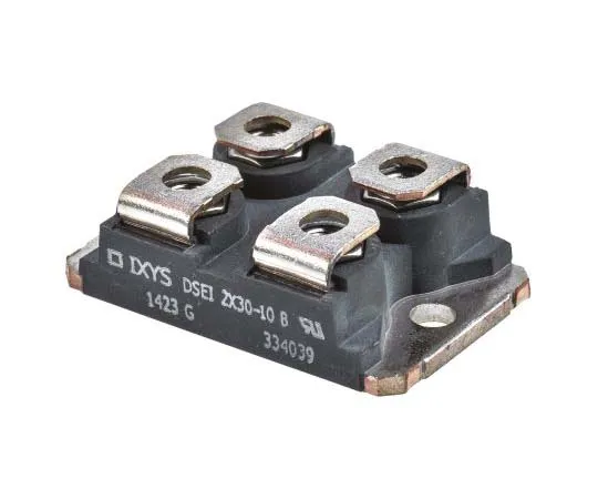63-7738-74　IXYS 1000V 30A, Dual Silicon Junction Diode, 4-Pin SOT-227B DSEI2X30-10B　DSEI2X30-10B