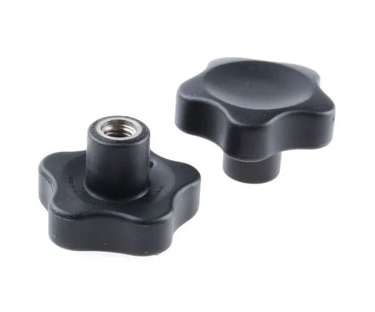 63-7550-81　Elesa Black Polymer Knob 166476, M10 x 17　166476