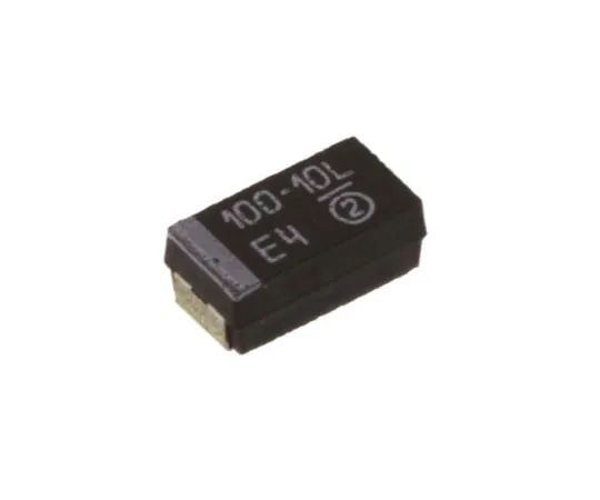 63-7690-63　Vishay Tantalum Capacitor 100μF 10V dc MnO2 Solid ±10% Tolerance TR3 Series　TR3C107K010C0100