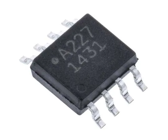 63-7703-81　Broadcom, ACPL-227-500E DC Input Transistor Output Dual Optocoupler, Surface Mount, 8-Pin SOIC　ACPL-227-500E