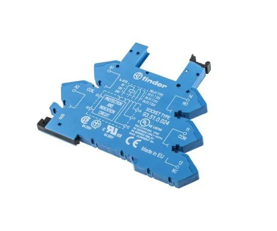 63-7660-28　Finder 5 Pin Relay Socket, 250V ac for *** with 34.51　93.51.0.024