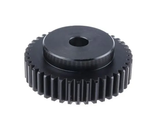 63-7607-19　RS PRO Steel 40 Teeth Spur Gear, 80mm Pitch Diam. , 55mm Hub Diam. , 15mm Bore Diam.　521-6654