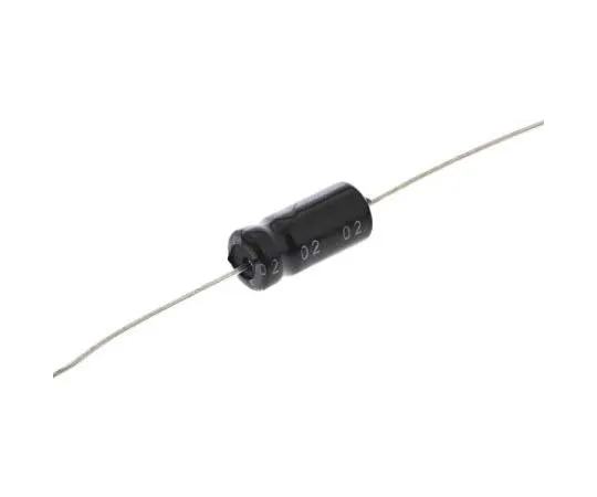 63-7728-07　RS PRO 47μF 25V dc Aluminium Electrolytic Capacitor, Through Hole 6 (Dia.) x 13mm +105°C 6mm 13mm　170-1099
