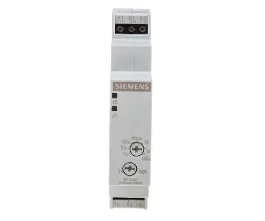 63-7707-19　Siemens OFF Delay Single Timer Relay, Screw, 0.05 → 100 s, 3 → 100 min, 5 → 100 h, SPDT, 1　7PV1538-1AW30