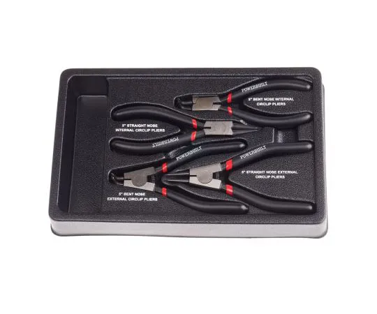 63-7572-88　RS 4 Piece Steel Plier Set　480-6802