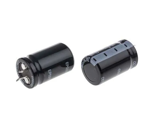 63-7722-42　RS PRO 100μF 400V dc Aluminium Electrolytic Capacitor, Through Hole 22 (Dia.) x 35mm +105°C 22mm 10mm 35mm　170-1026