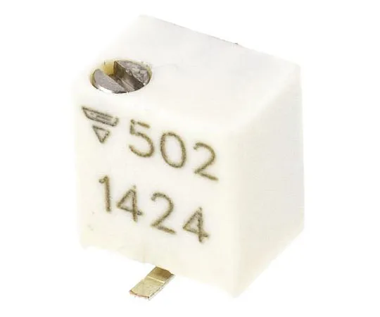 63-7580-71　5kΩ SMD Trimmer Potentiometer 0.25W Top Adjust Vishay TSM4 Series　TSM4YL502KB25
