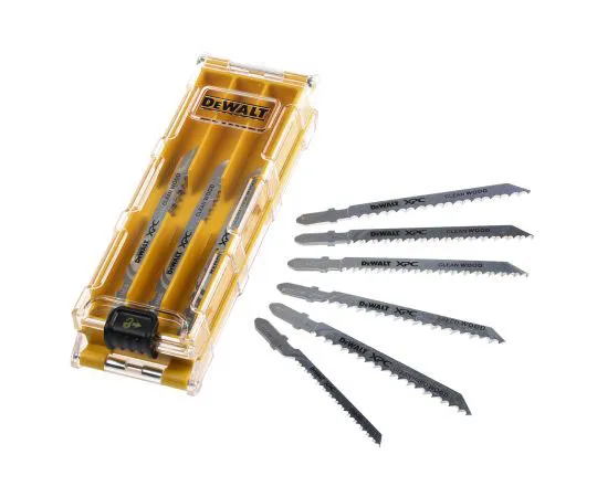 63-7675-62　DeWALT 82; 100 mm bimetal Jigsaw Blade Set, 50; 70mm Cutting Length, 2; 2.5; 4.2mm Tooth Pitch　DT2298-QZ