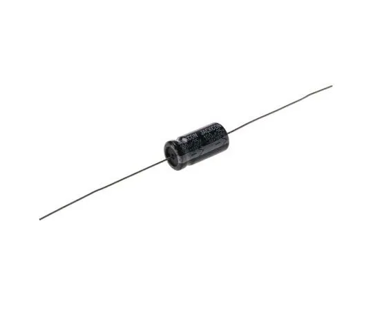 63-7728-19　RS PRO 100μF 25V dc Aluminium Electrolytic Capacitor, Through Hole 8 (Dia.) x 16mm +105°C 8mm 16mm　170-1110