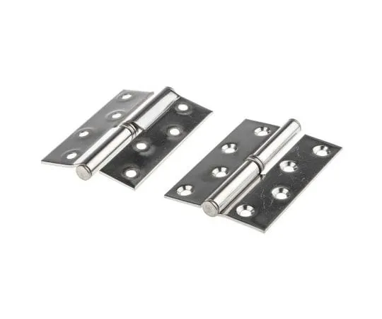 63-7657-26　RS PRO Stainless Steel Hinge with a Lift-off Pin Right-Handed, 102mm x 78mm x 2.5mm　665-9951